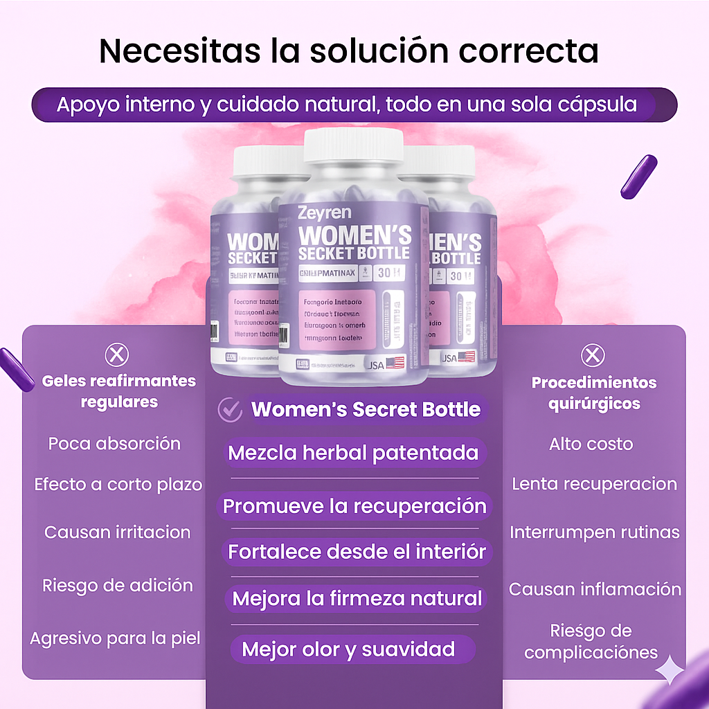 Zeyren™ - Cápsulas de Revitalización Femenina