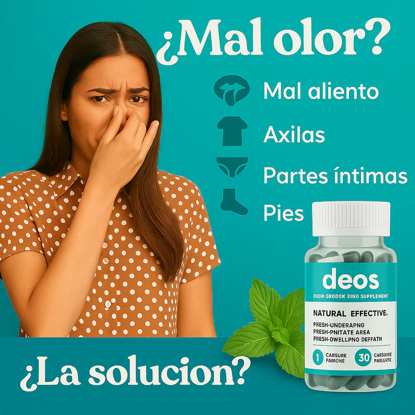 DEOS™ Suplemento Corporal – Adiós al mal olor
