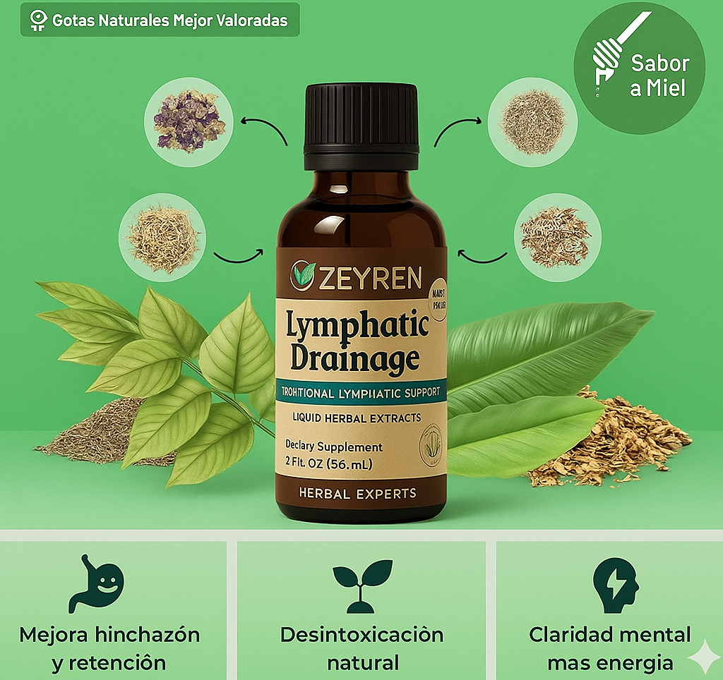 Zeyren™ - Gotas de drenaje linfático