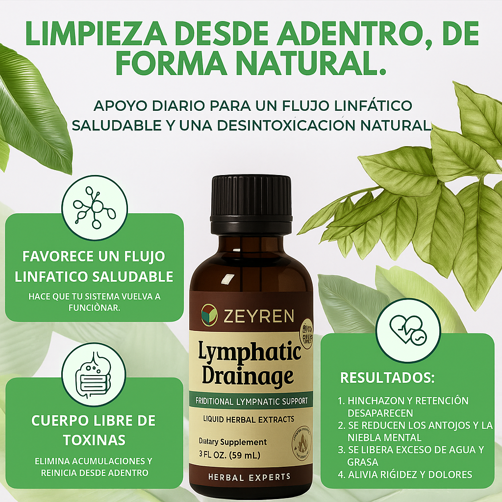 Zeyren™ - Gotas de drenaje linfático