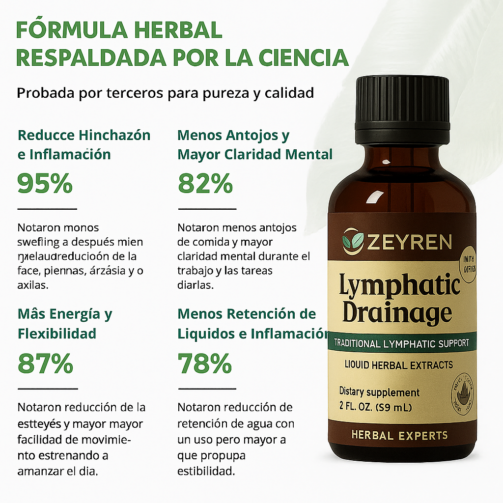 Zeyren™ - Gotas de drenaje linfático
