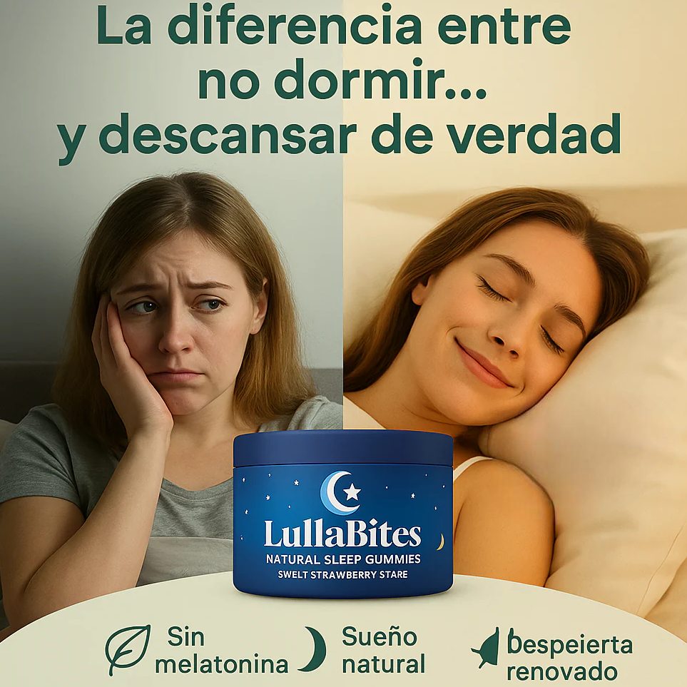 LullaBites™ Gomitas naturales para dormir