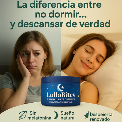 LullaBites™ Gomitas naturales para dormir