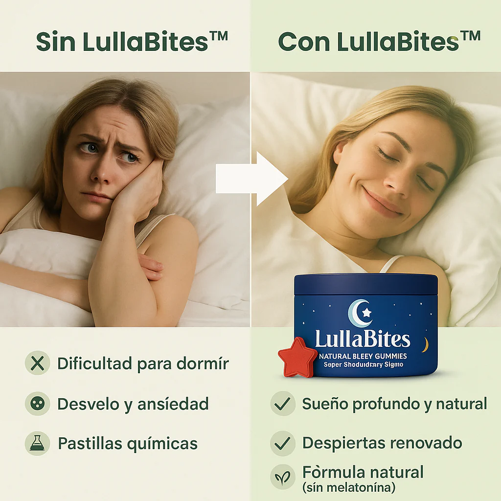 LullaBites™ Gomitas naturales para dormir