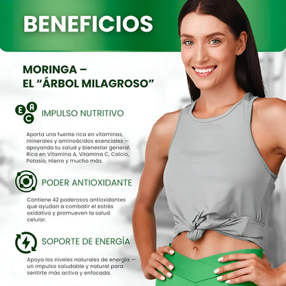 Cápsulas Rosabella Moringa: Reduce el cortisol de forma natural