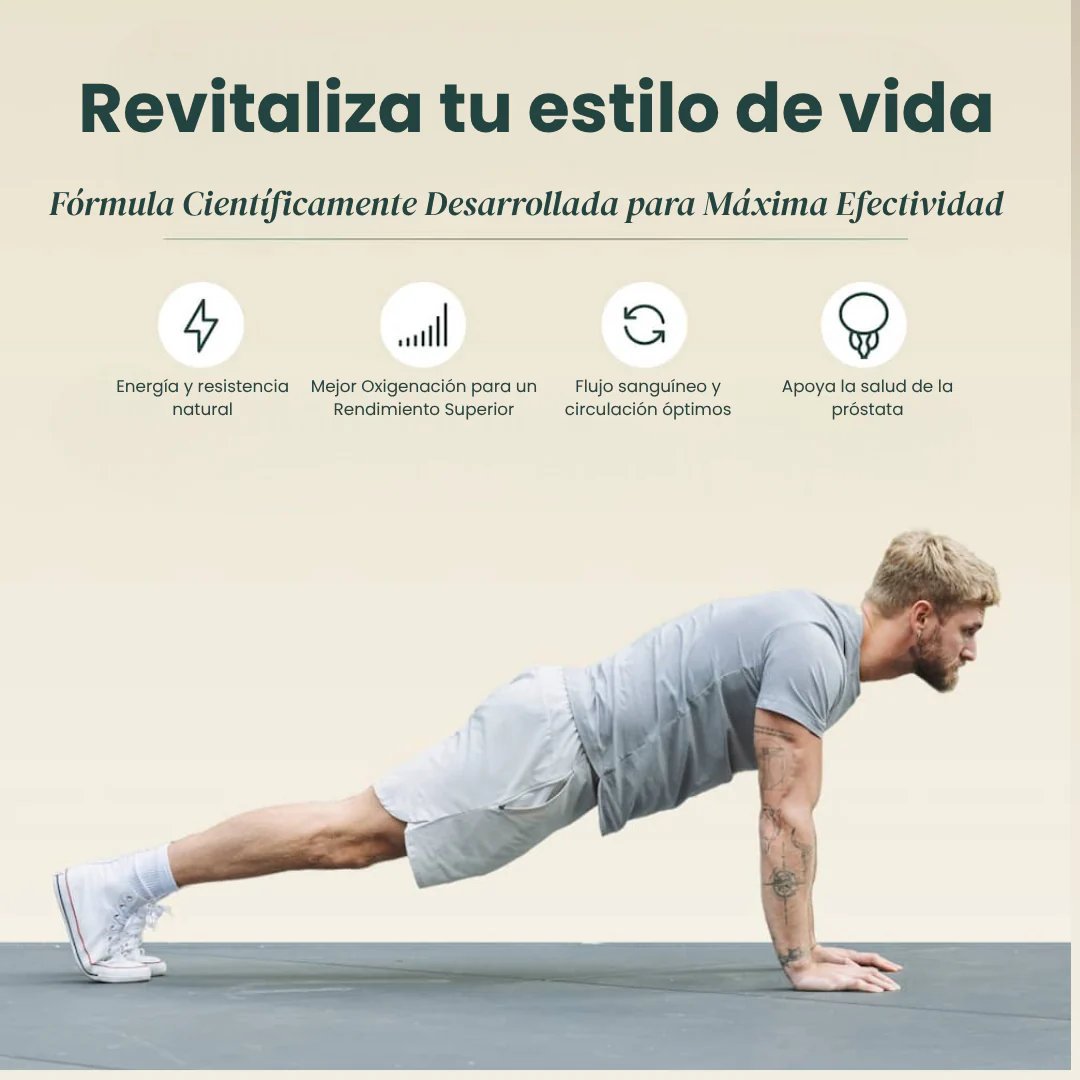 Pack Masculino: Mejora tu próstata y aumenta tu energía sin esfuerzo