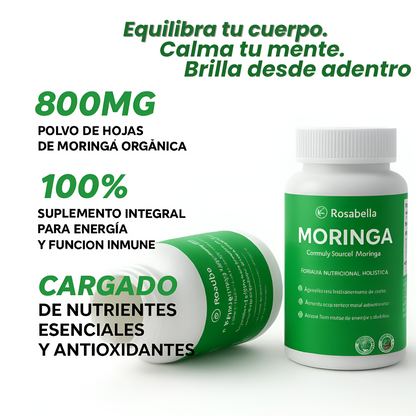 Cápsulas Rosabella Moringa: Reduce el cortisol de forma natural