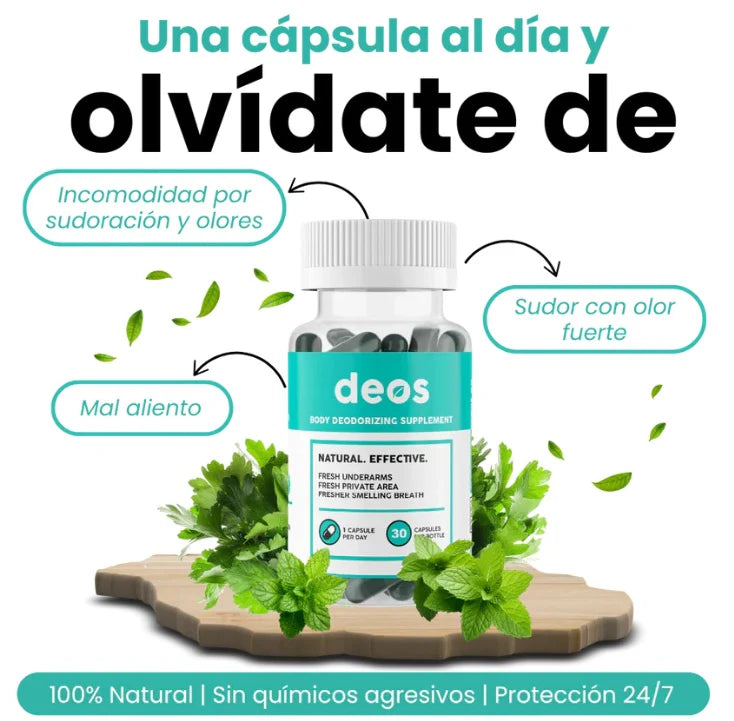 DEOS™ Suplemento Corporal – Adiós al mal olor
